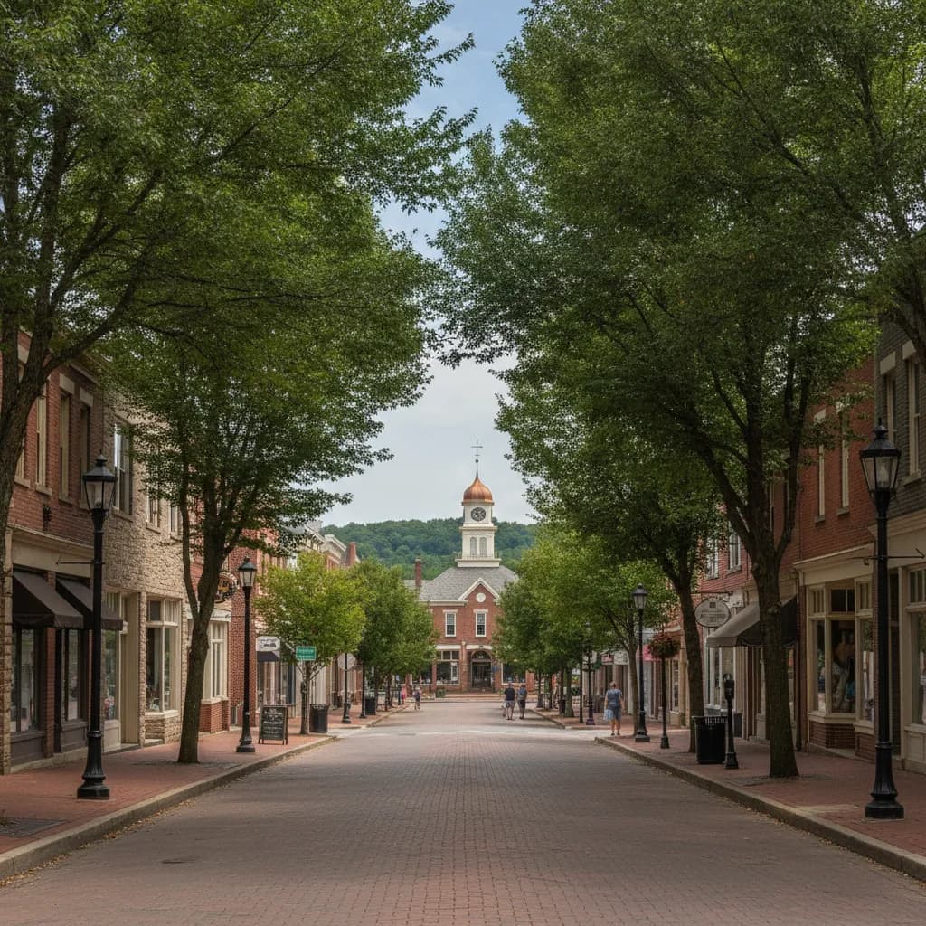 View of Zionsville, IN