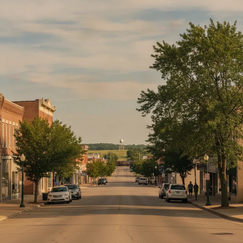 View of Abilene, KS