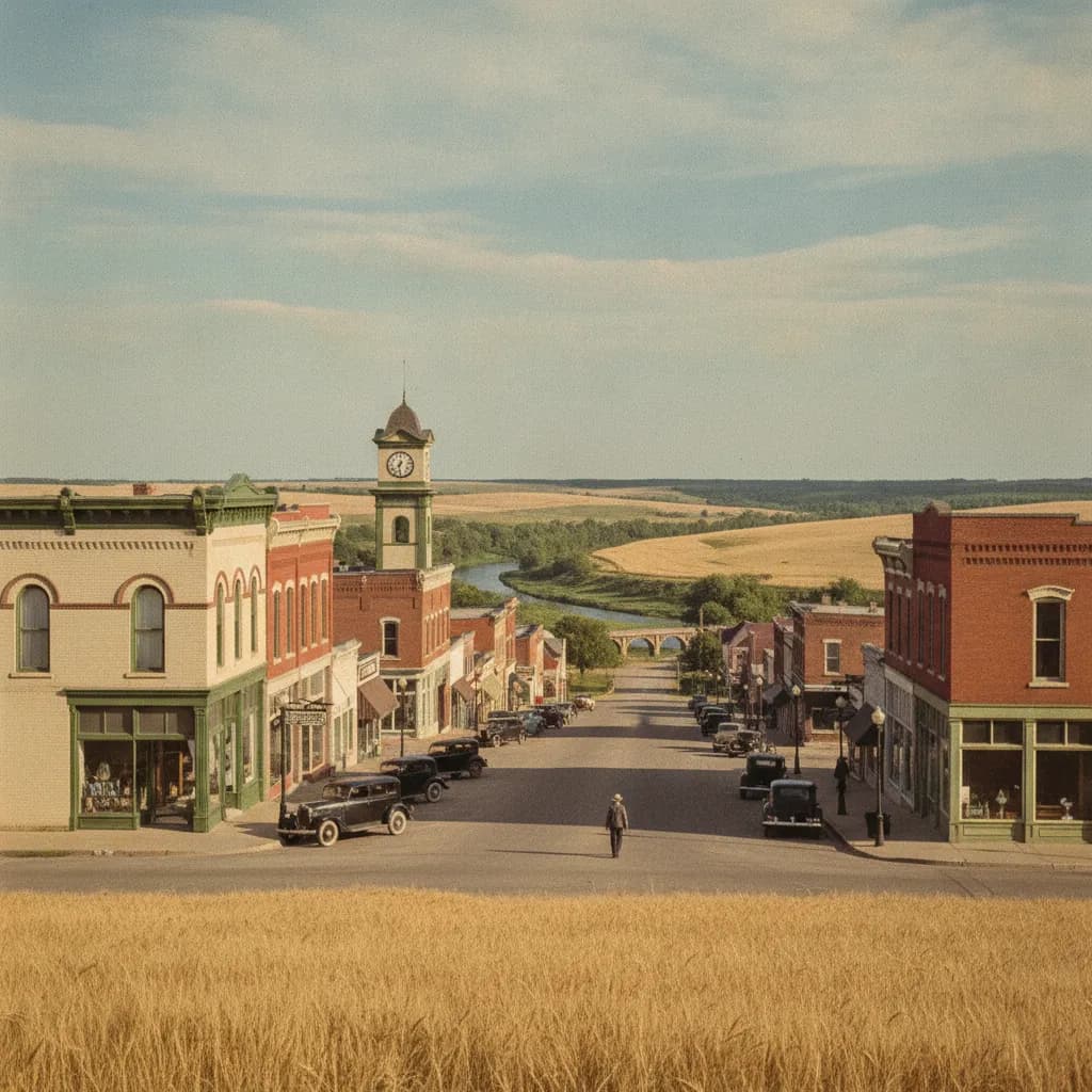 View of Arkansas City, KS