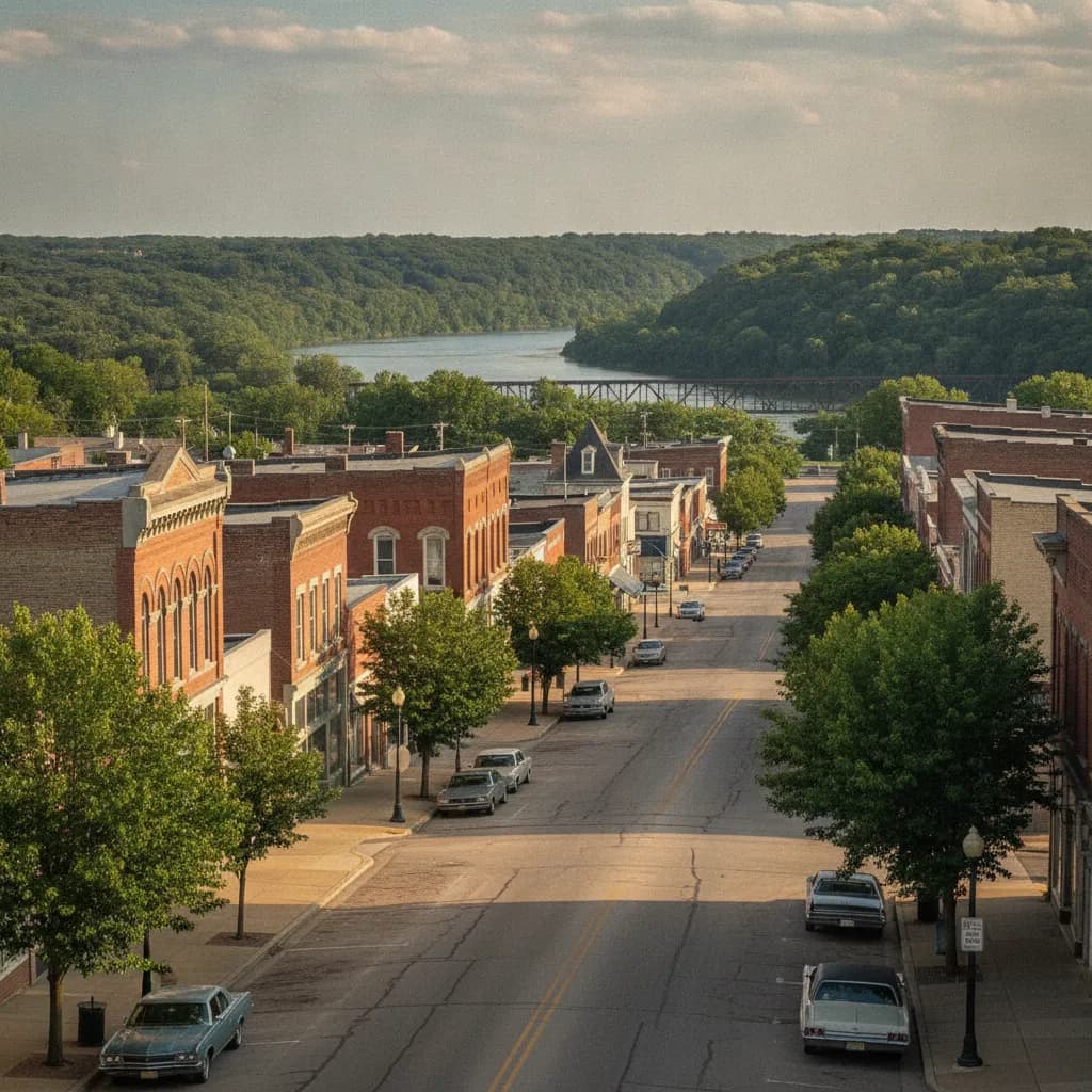 View of Atchison, KS