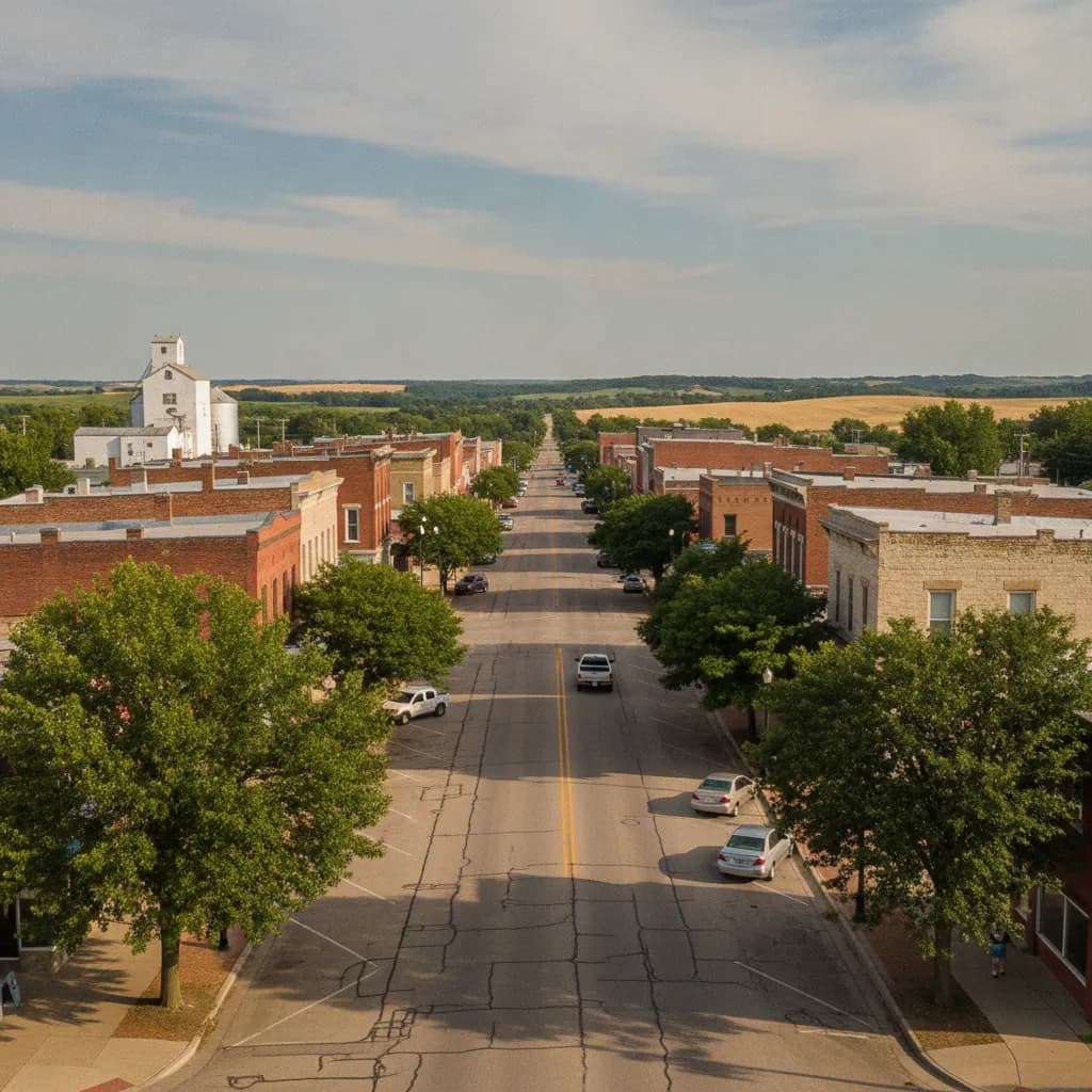 View of Clay Center, KS