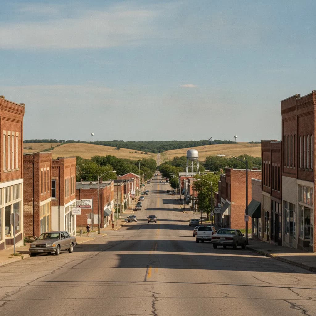 View of Coffeyville, KS