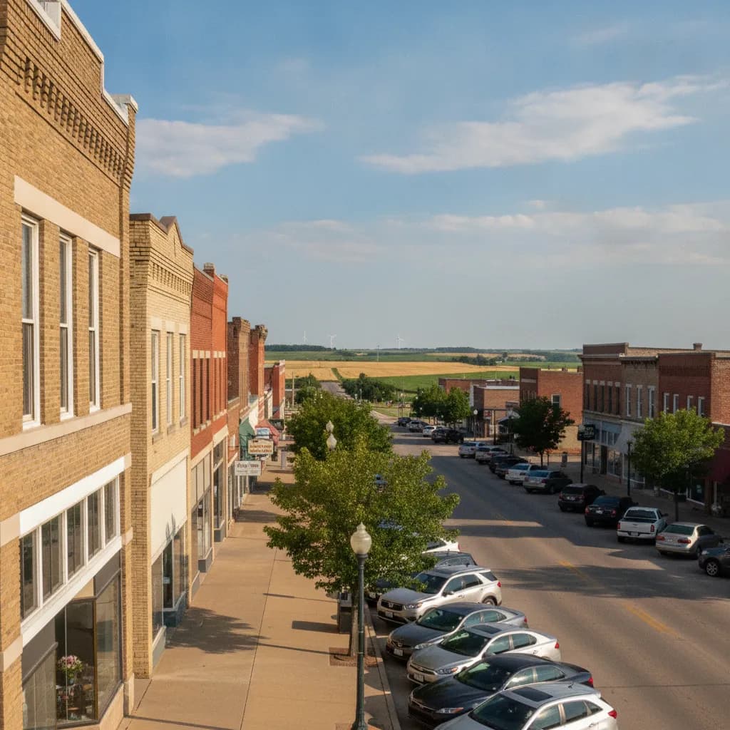 View of Concordia, KS