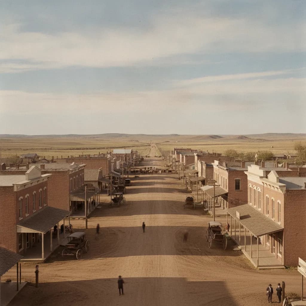 View of Dodge City, KS