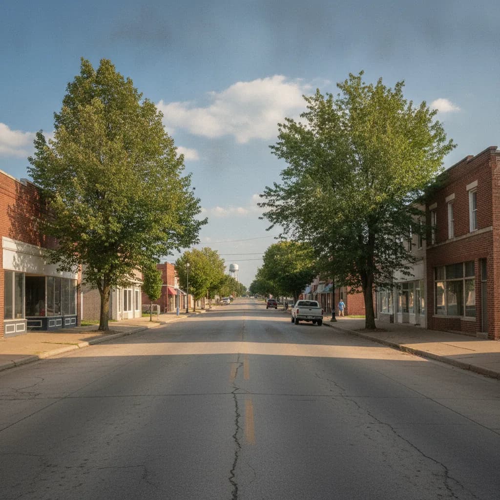 View of Edwardsville, KS
