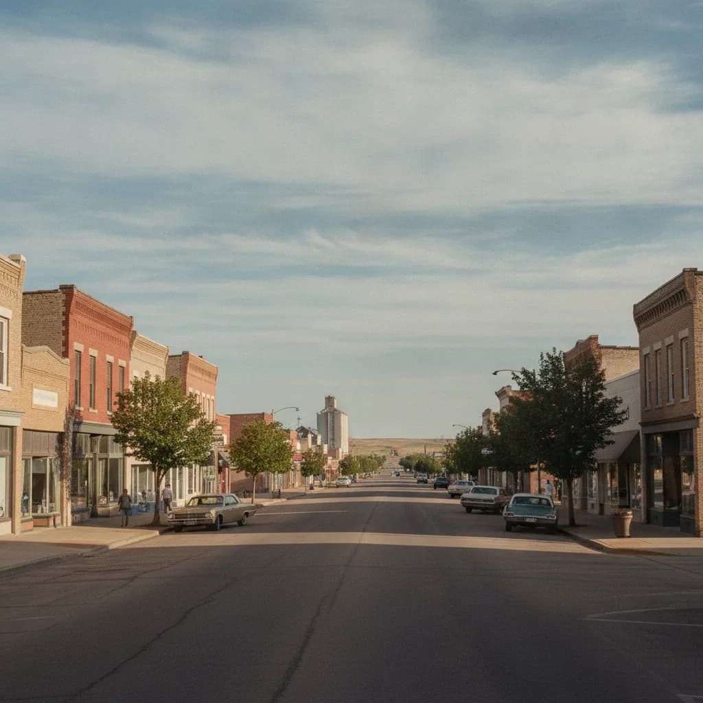 View of Hesston, KS