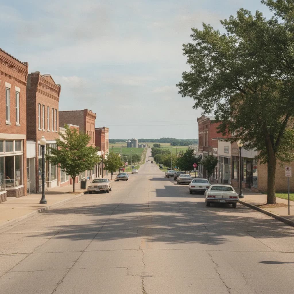 View of Iola, KS