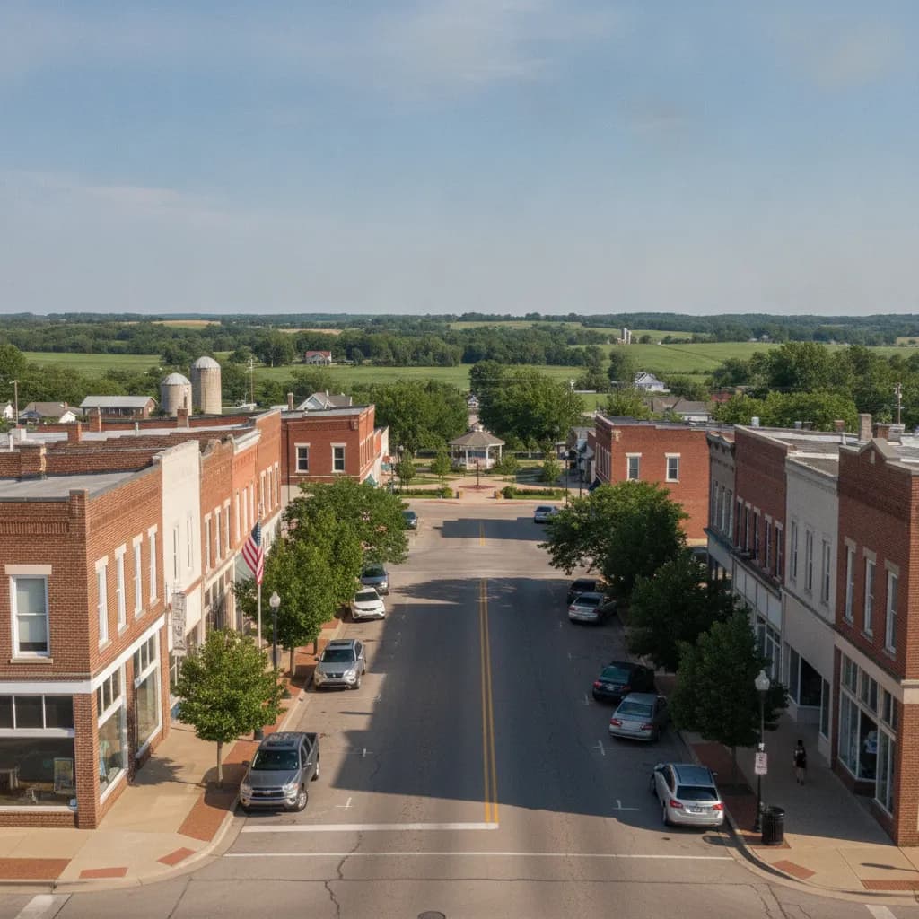 View of Lansing, KS