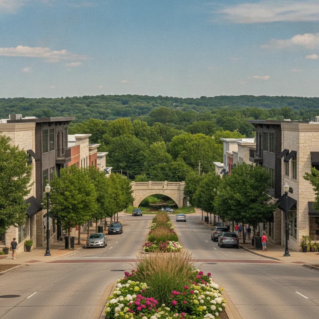 View of Leawood, KS