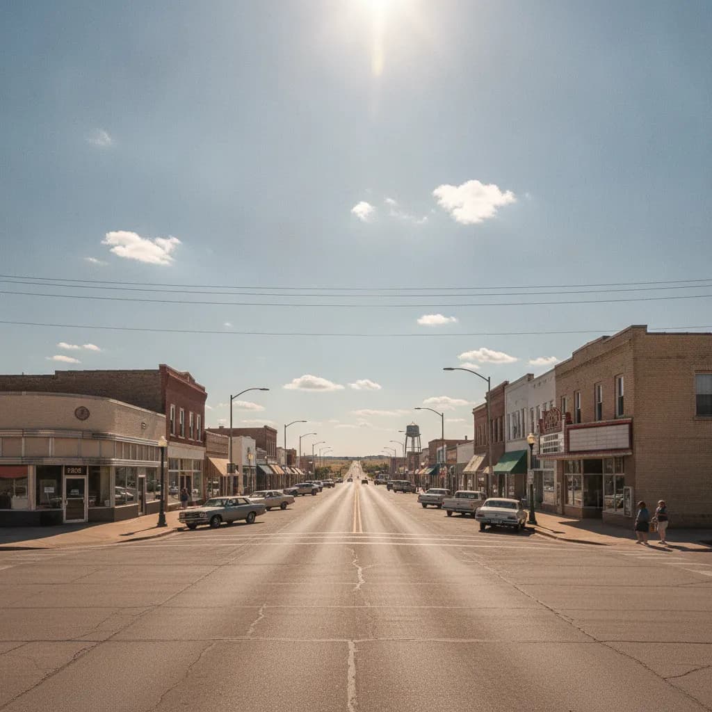View of Liberal, KS