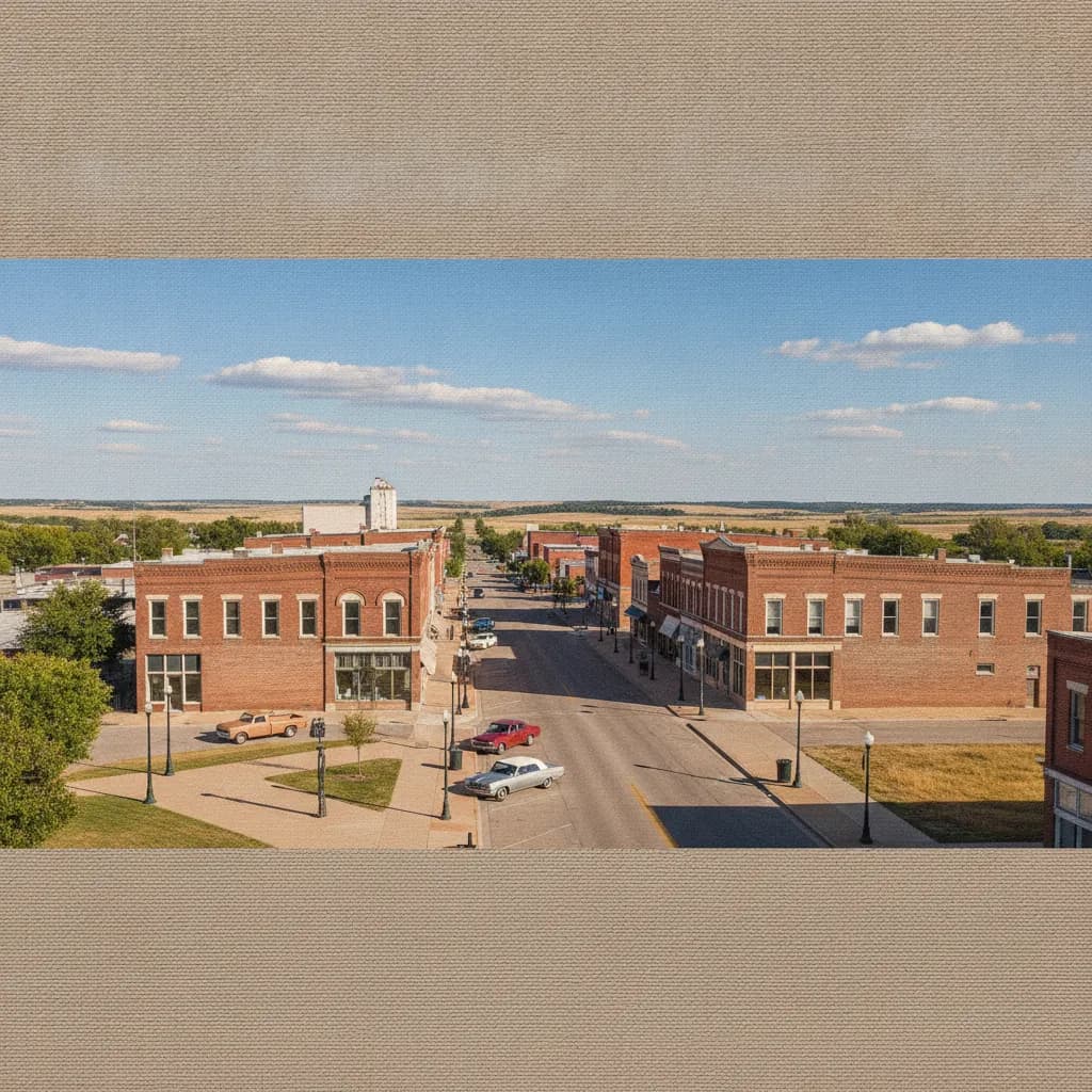 View of Newton, KS