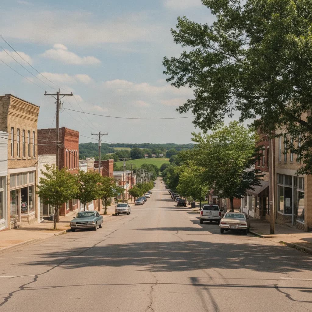 View of Osawatomie, KS