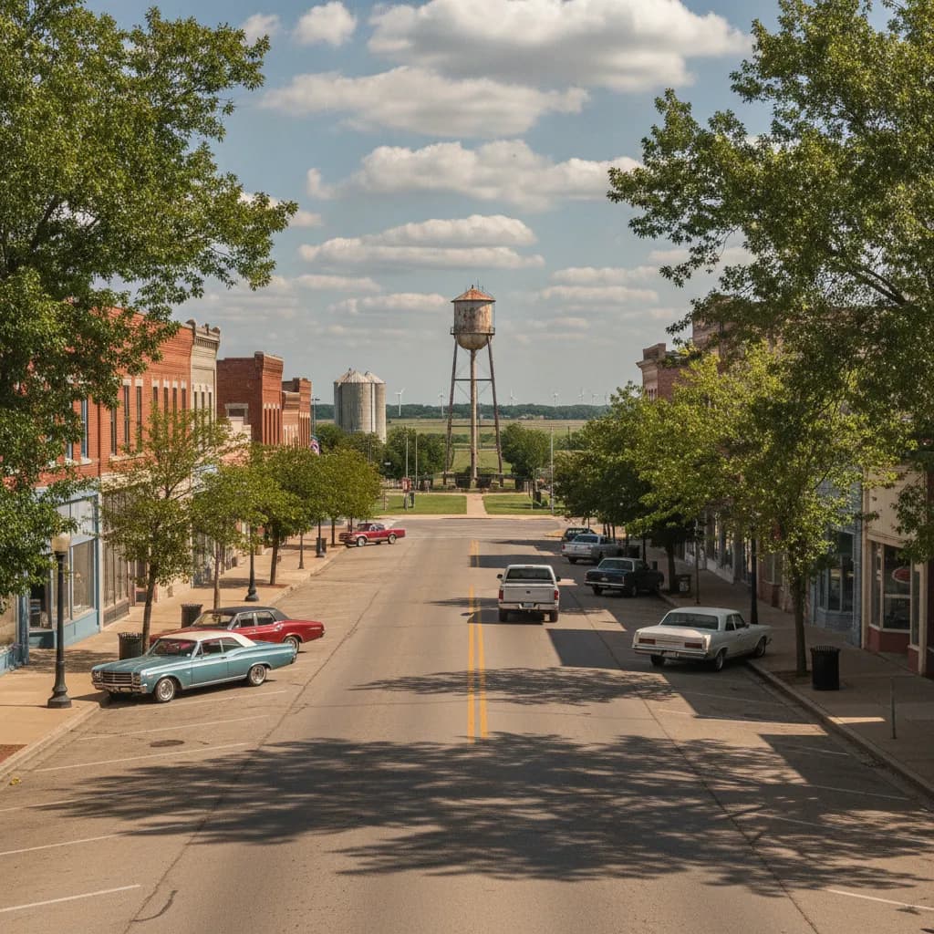 View of Parsons, KS