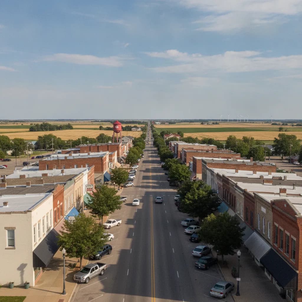 View of Pratt, KS