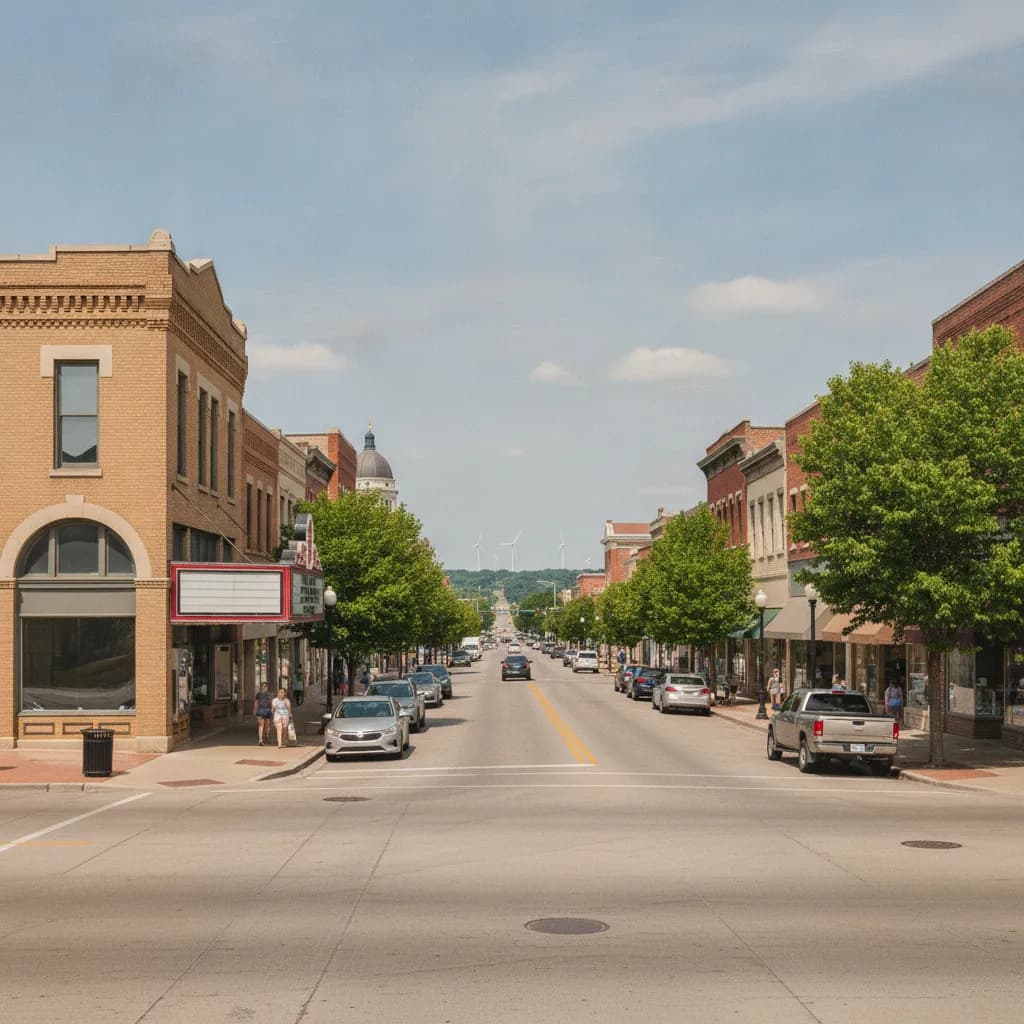 View of Salina, KS