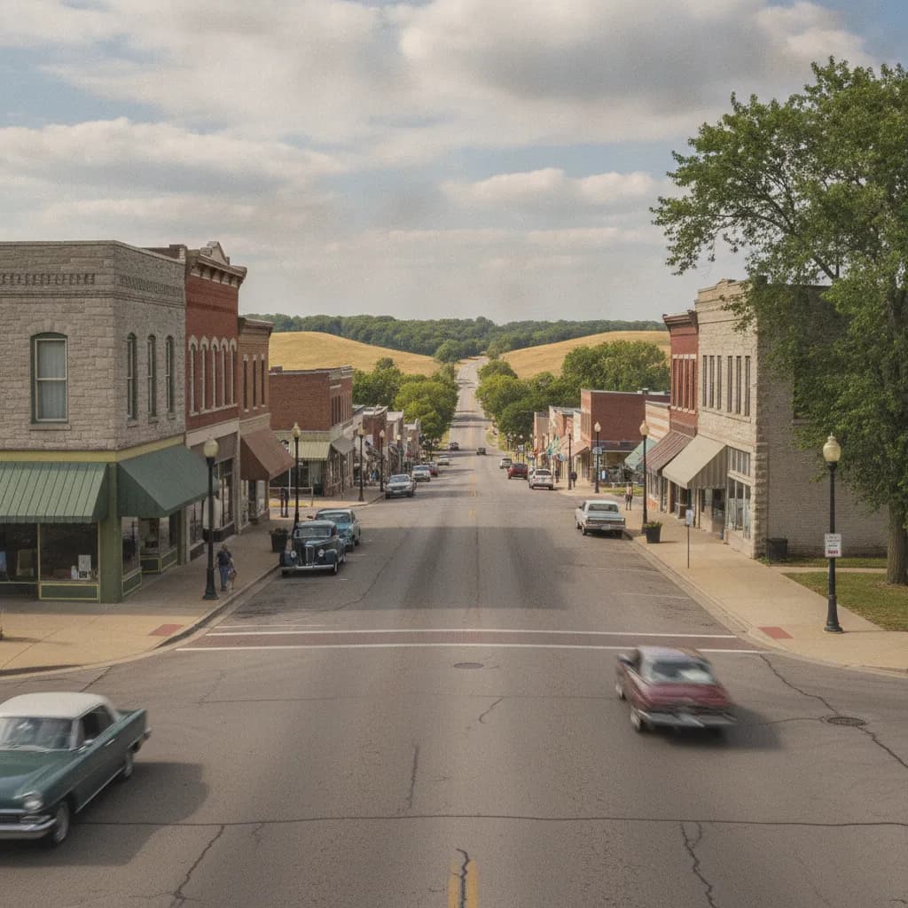 View of Tonganoxie, KS