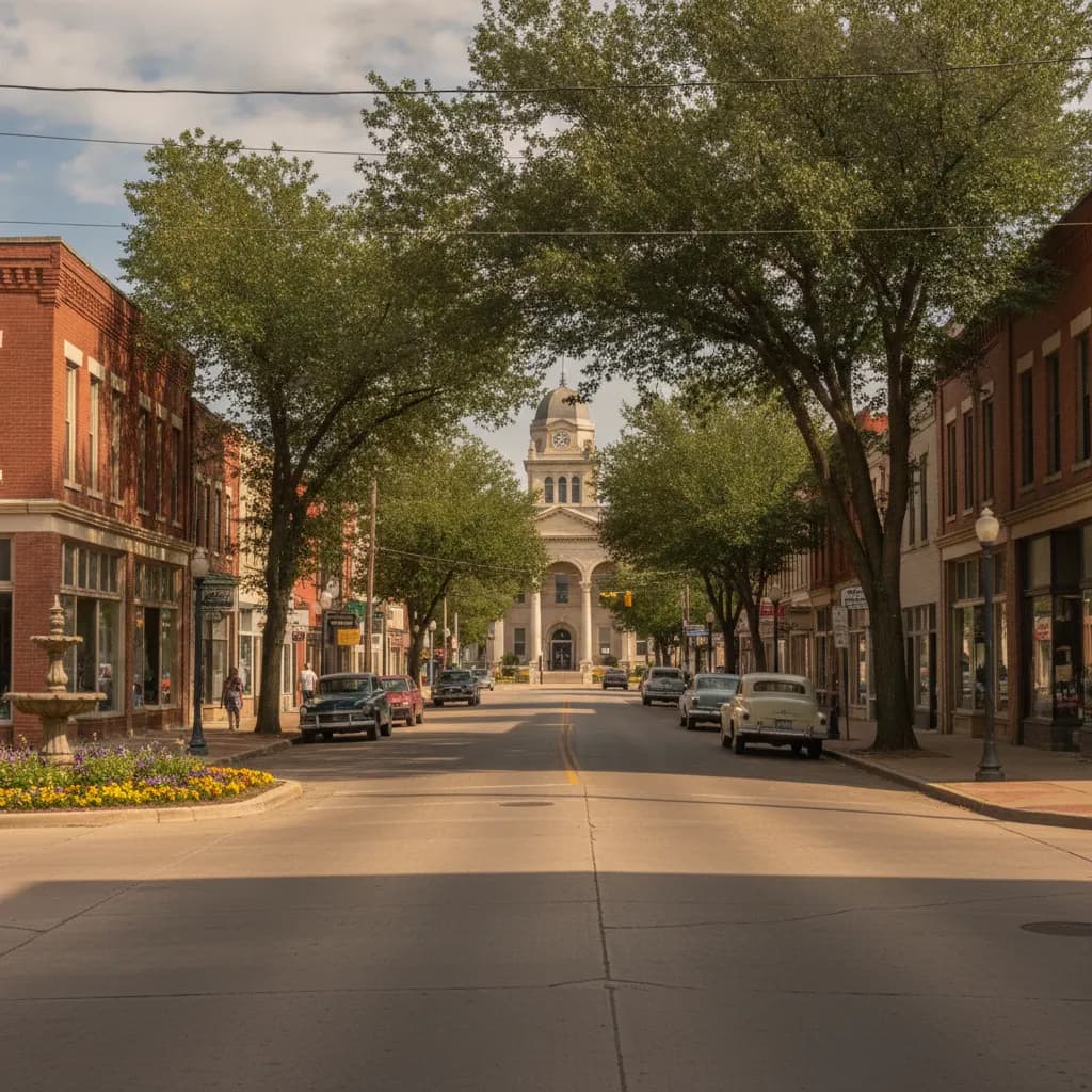View of Winfield, KS