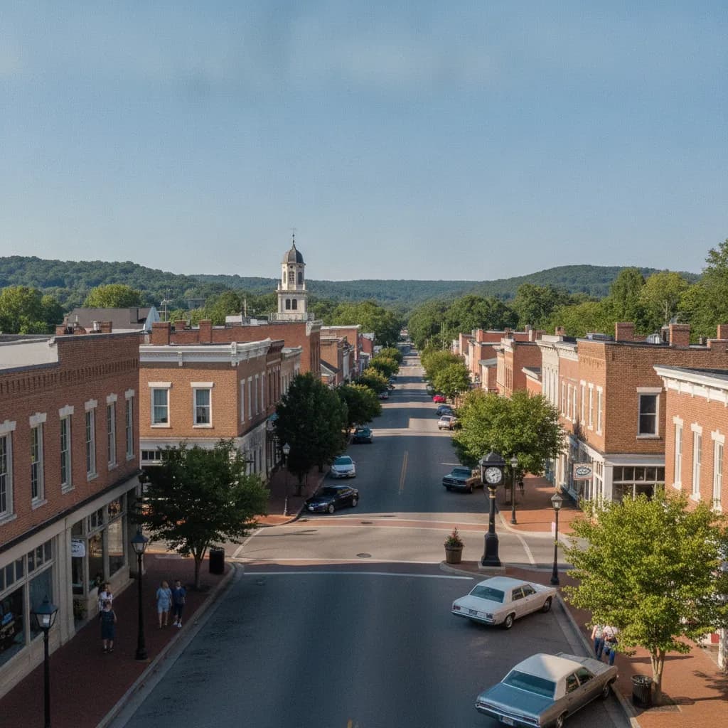 View of Bardstown, KY