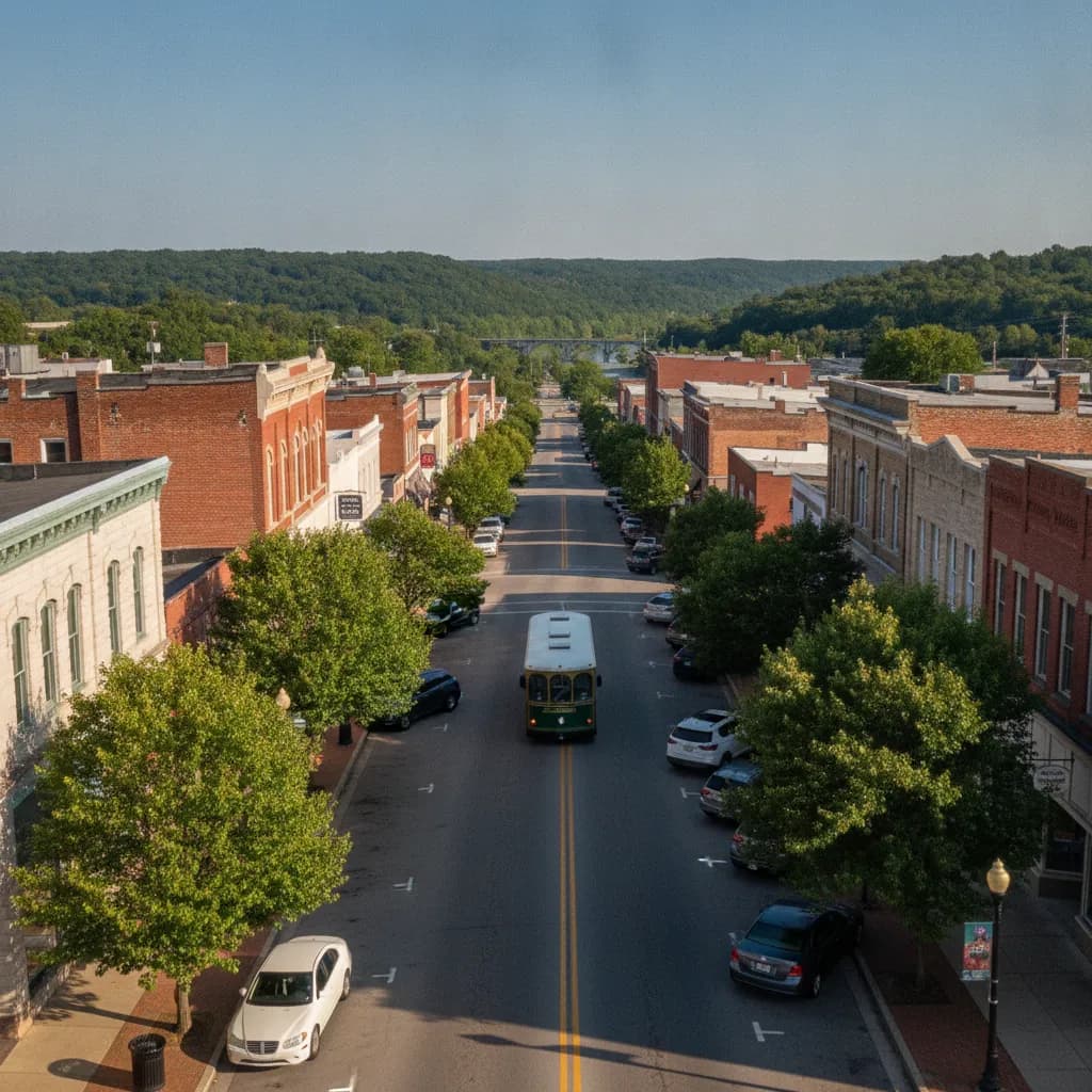 View of Bowling Green, KY