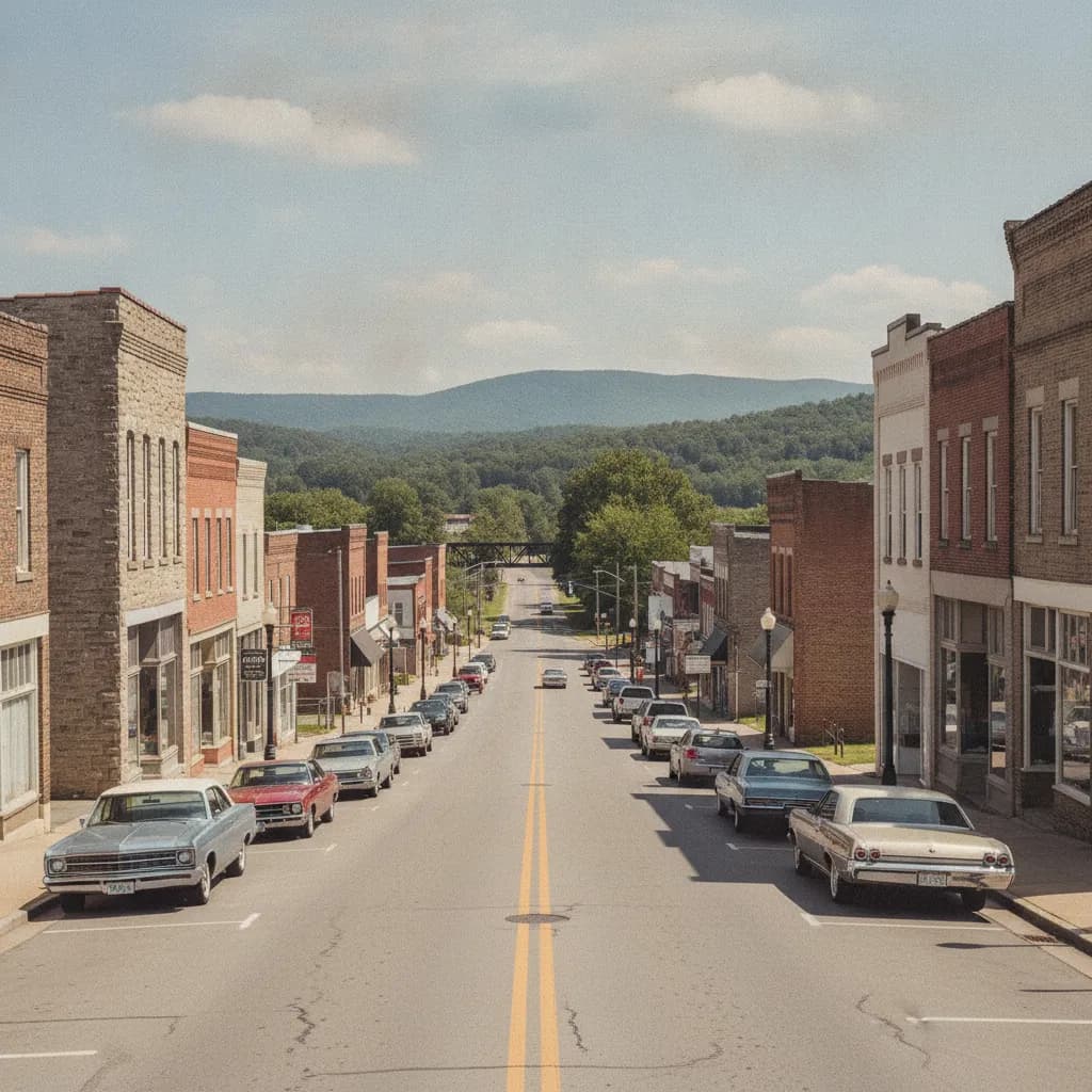 View of Corbin, KY