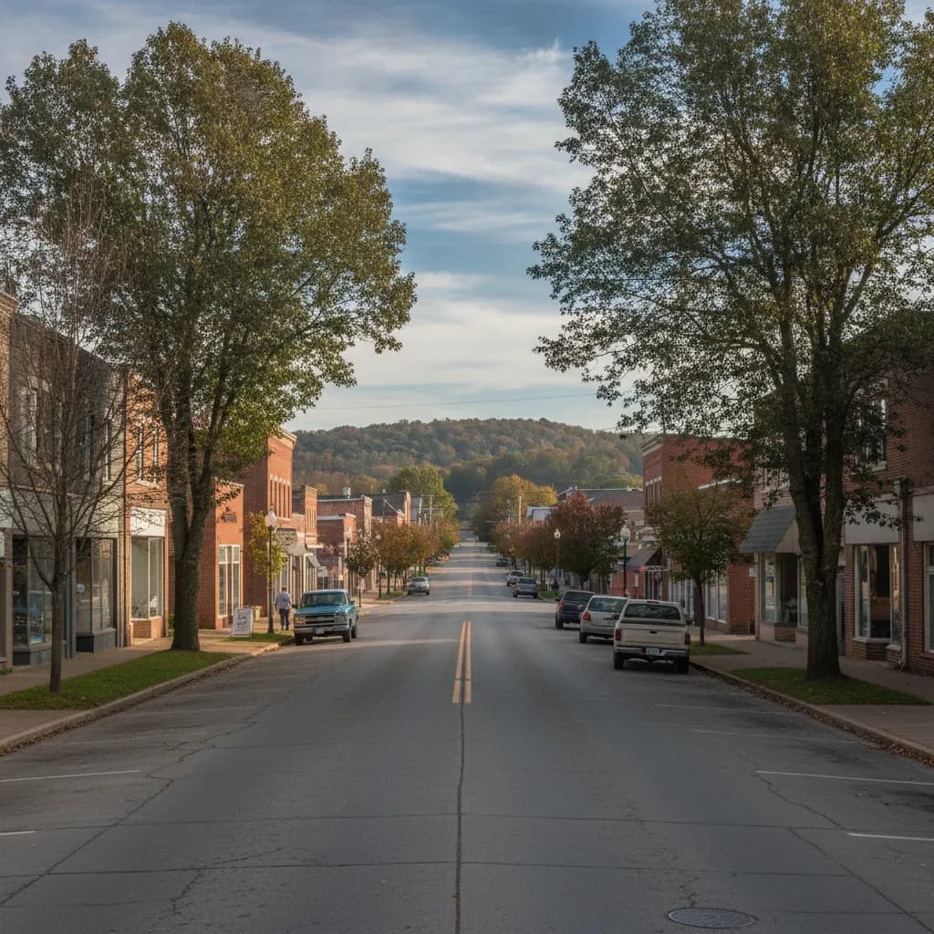 View of Flatwoods, KY