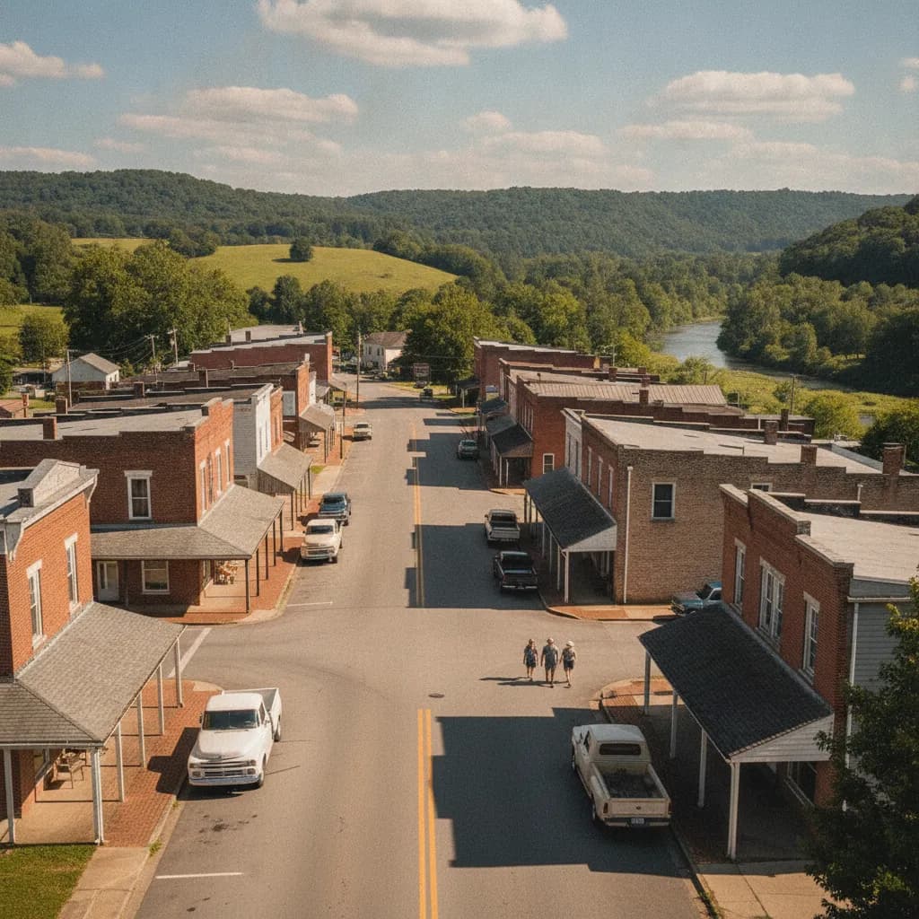 View of Francisville, KY