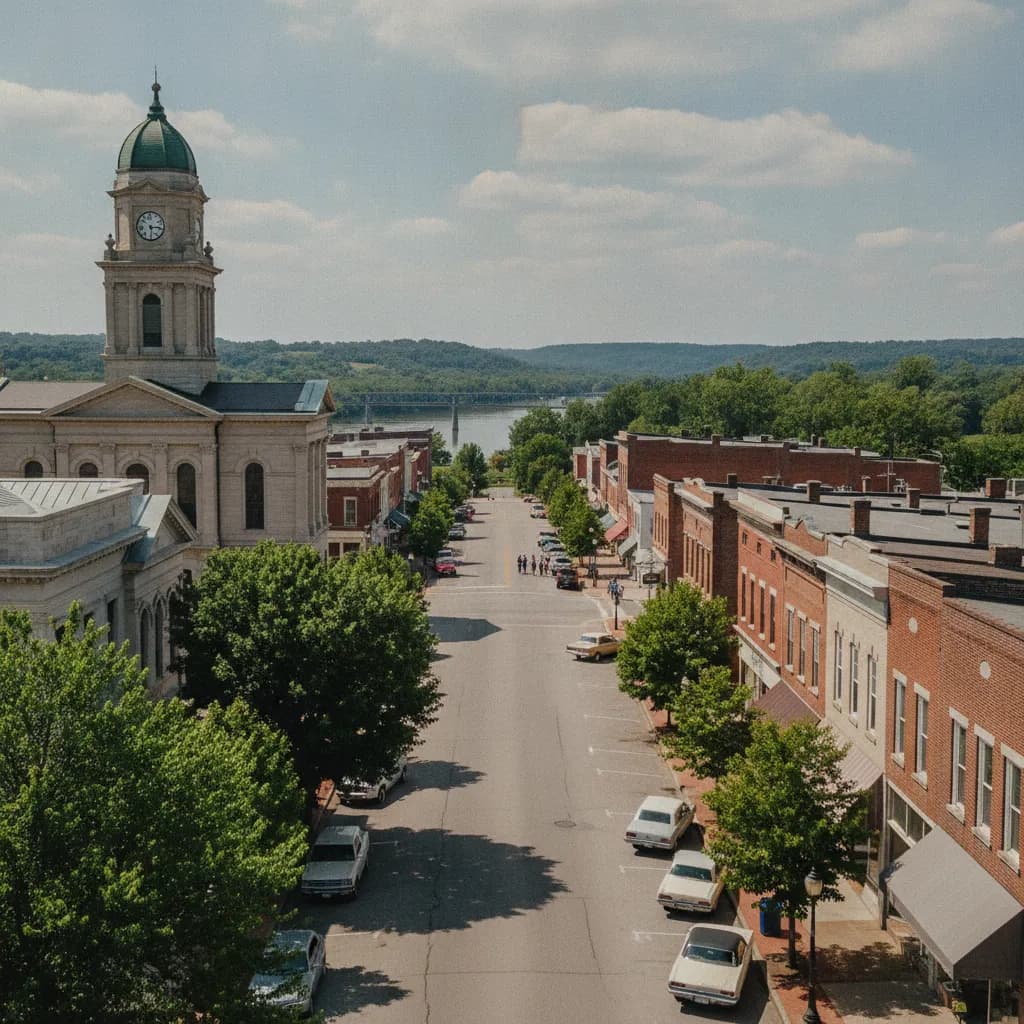 View of Henderson, KY