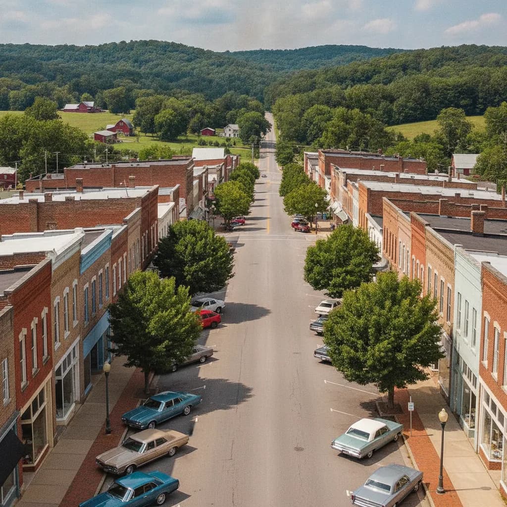 View of Lancaster, KY