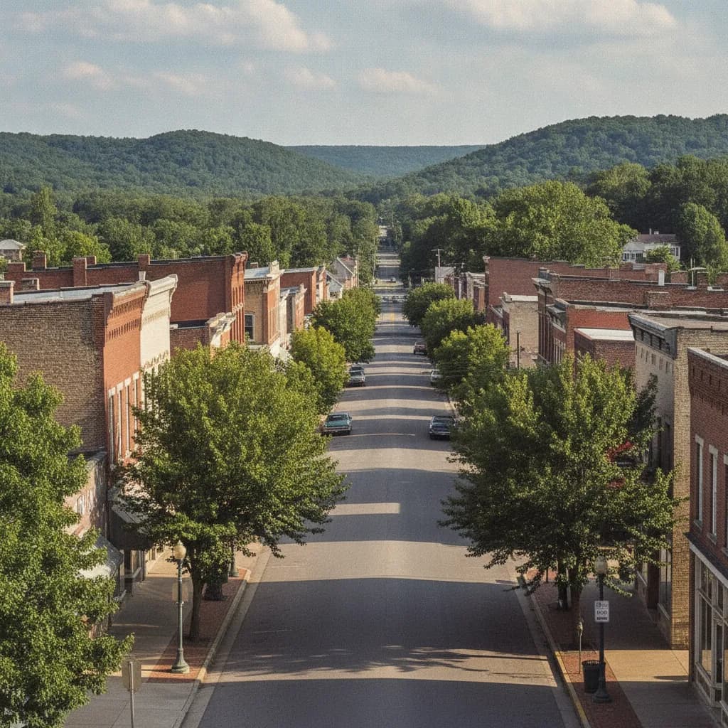 View of Lawrenceburg, KY