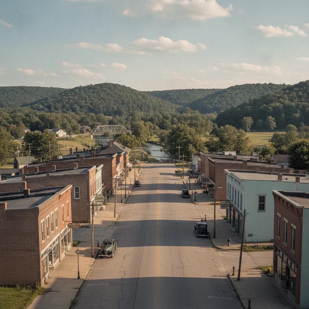 View of Massac, KY