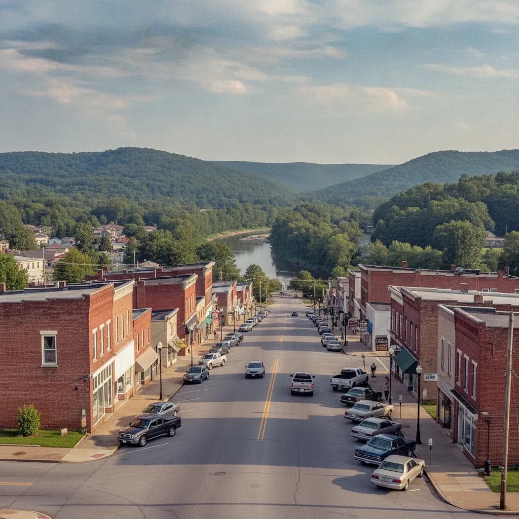 View of Paintsville, KY