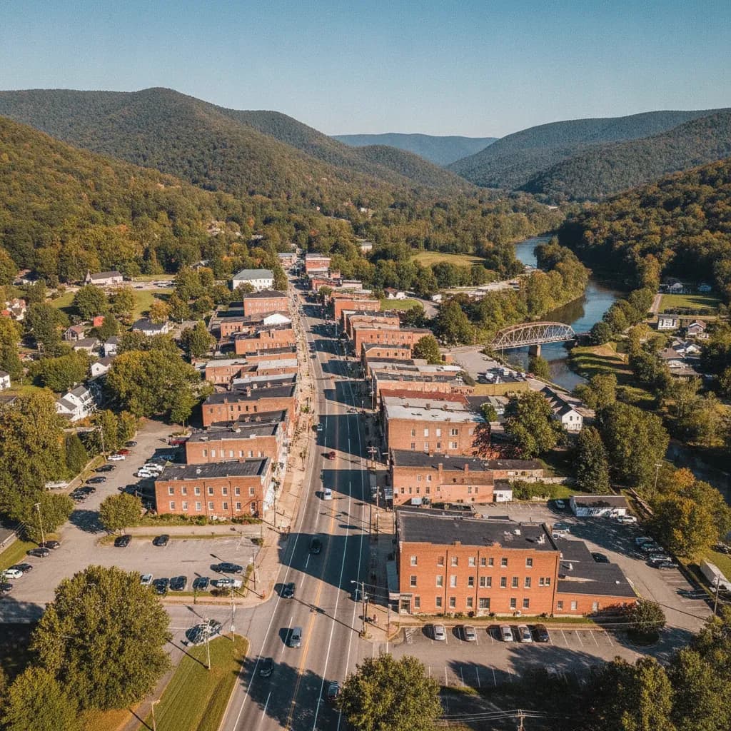 View of Prestonsburg, KY