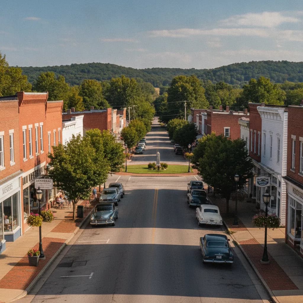 View of Reidland, KY