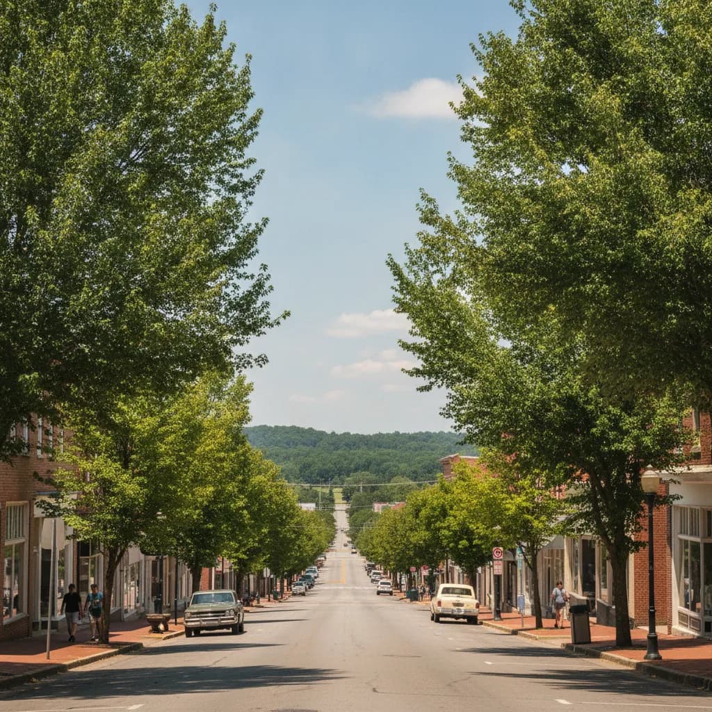 View of Russellville, KY