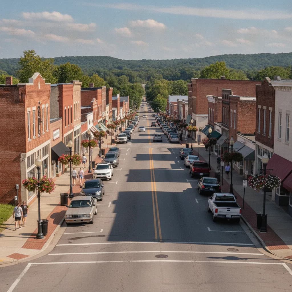 View of Somerset, KY