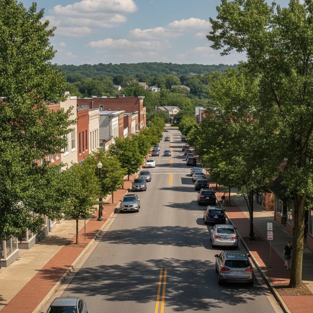 View of St. Matthews, KY