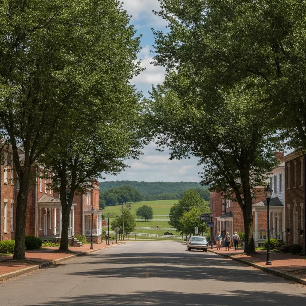 View of Versailles, KY