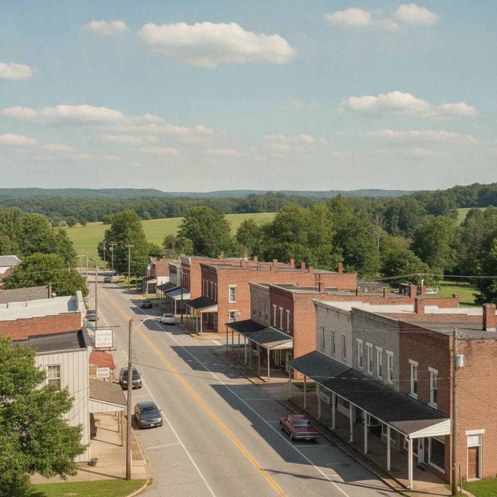 View of Vine Grove, KY
