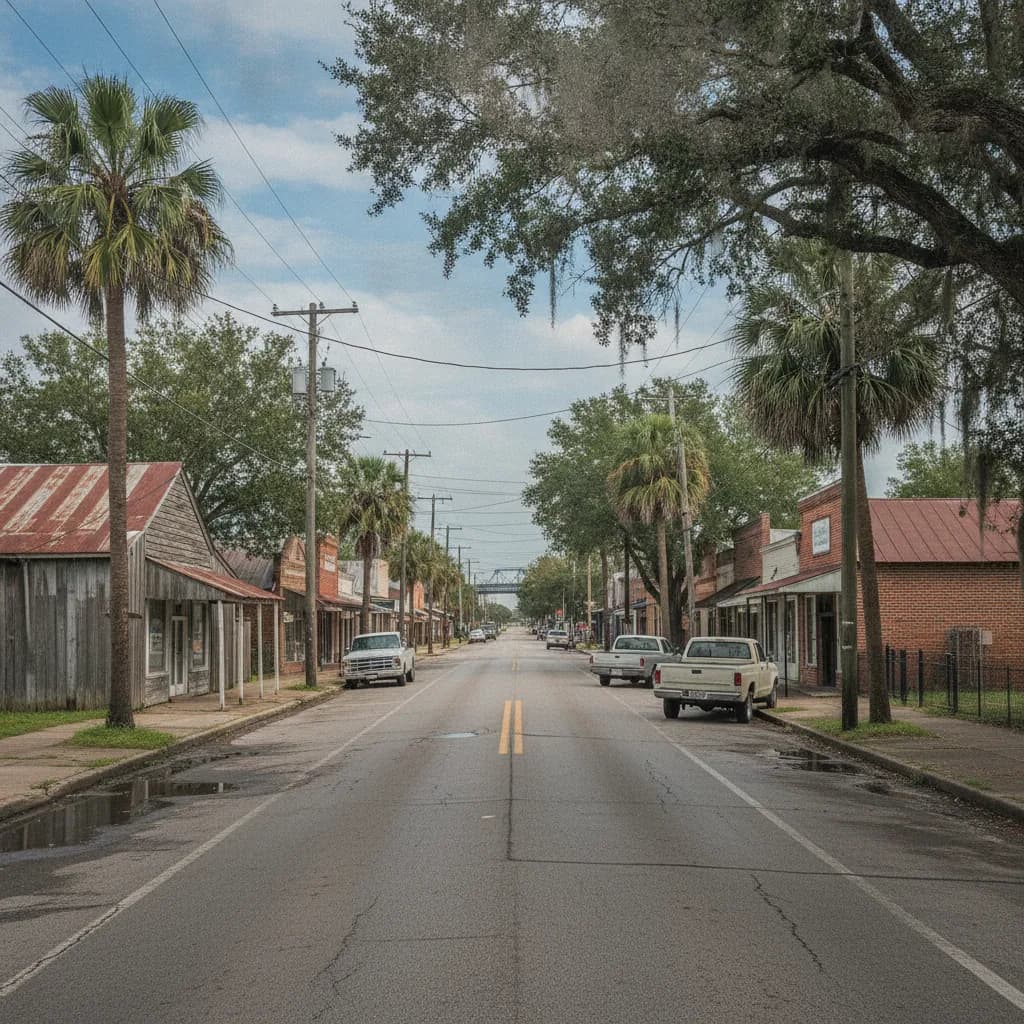 View of Berwick, LA