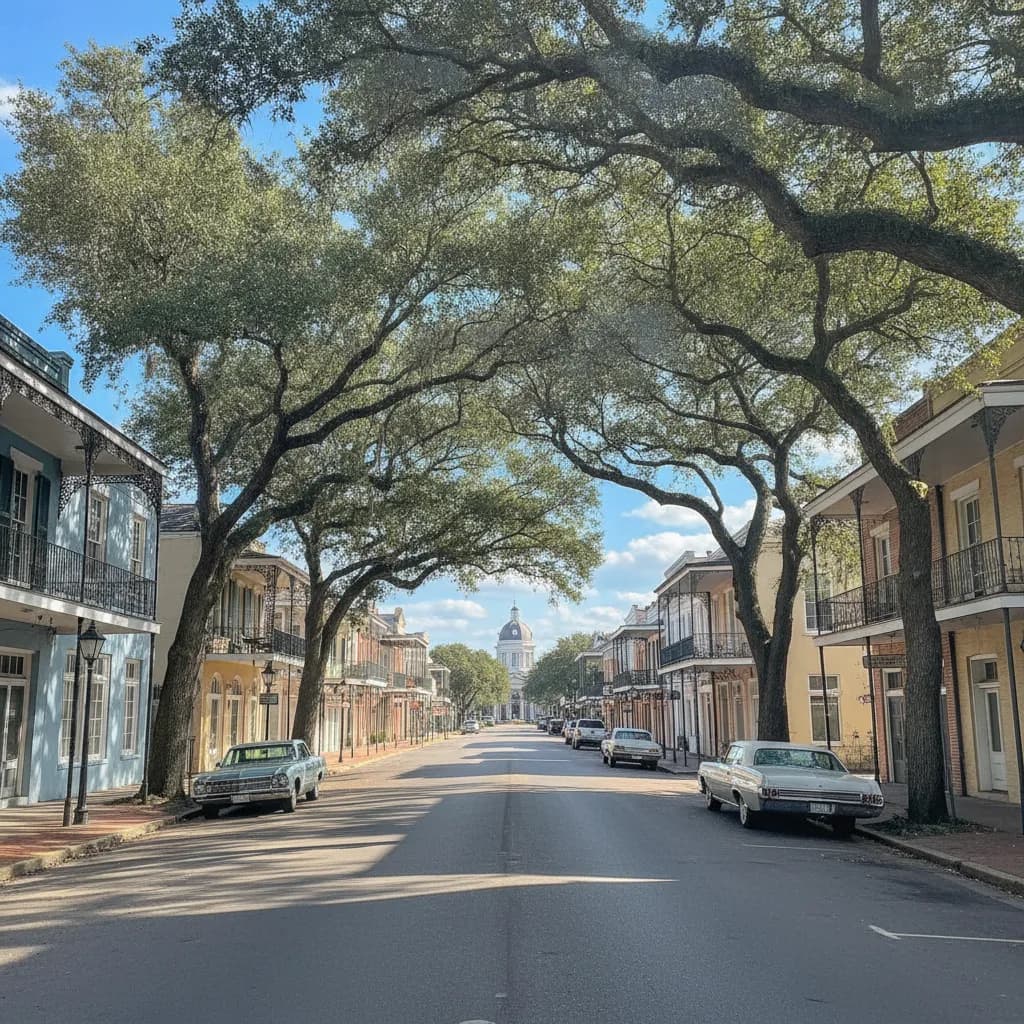 View of Donaldsonville, LA