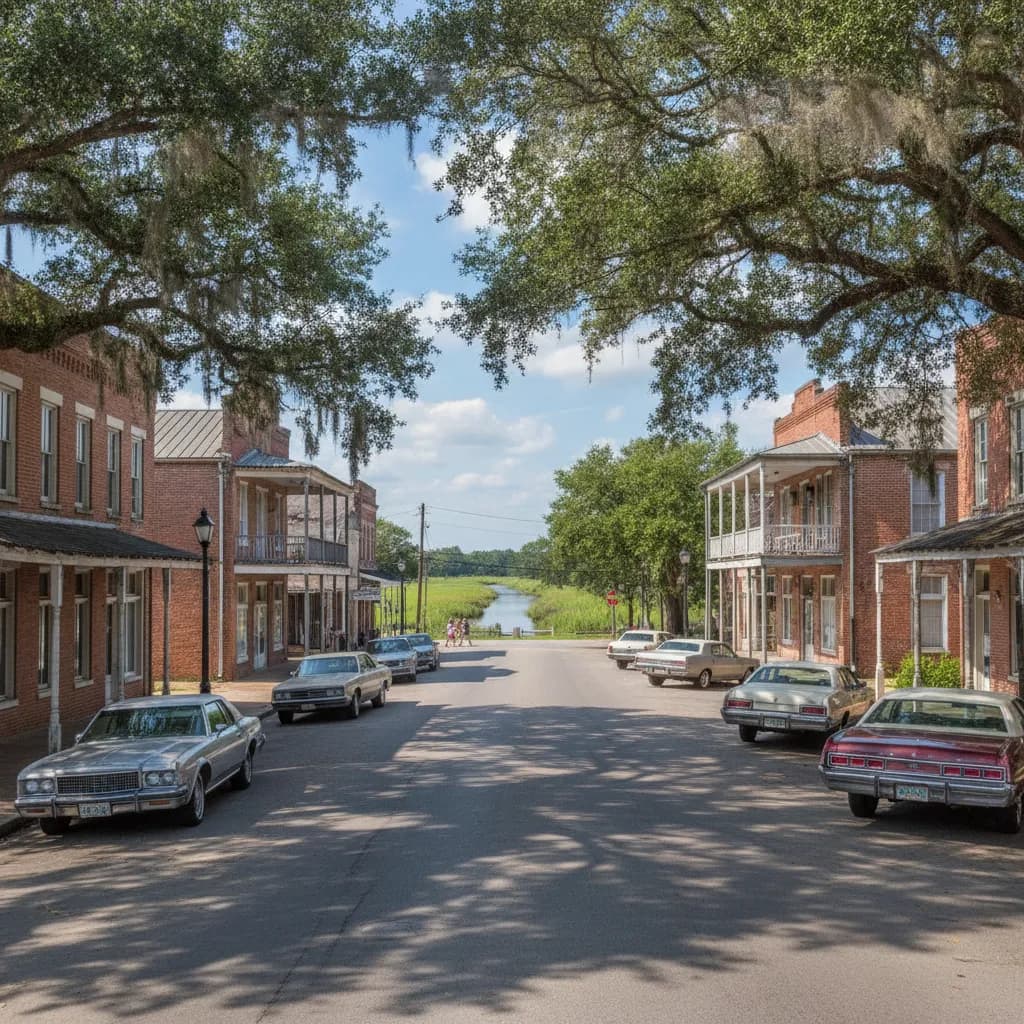 View of Jeanerette, LA