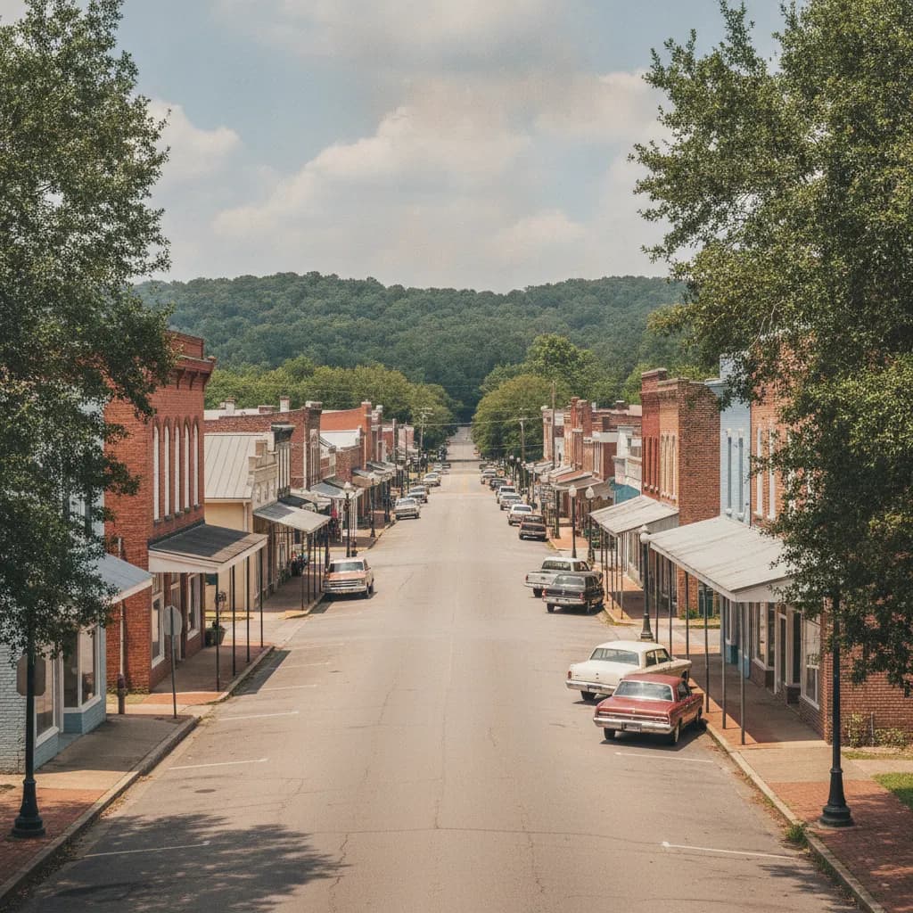 View of Mansfield, LA