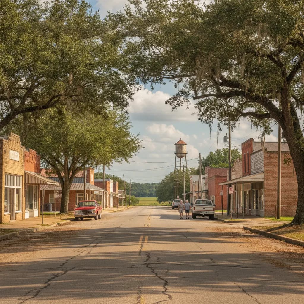 View of Monticello, LA