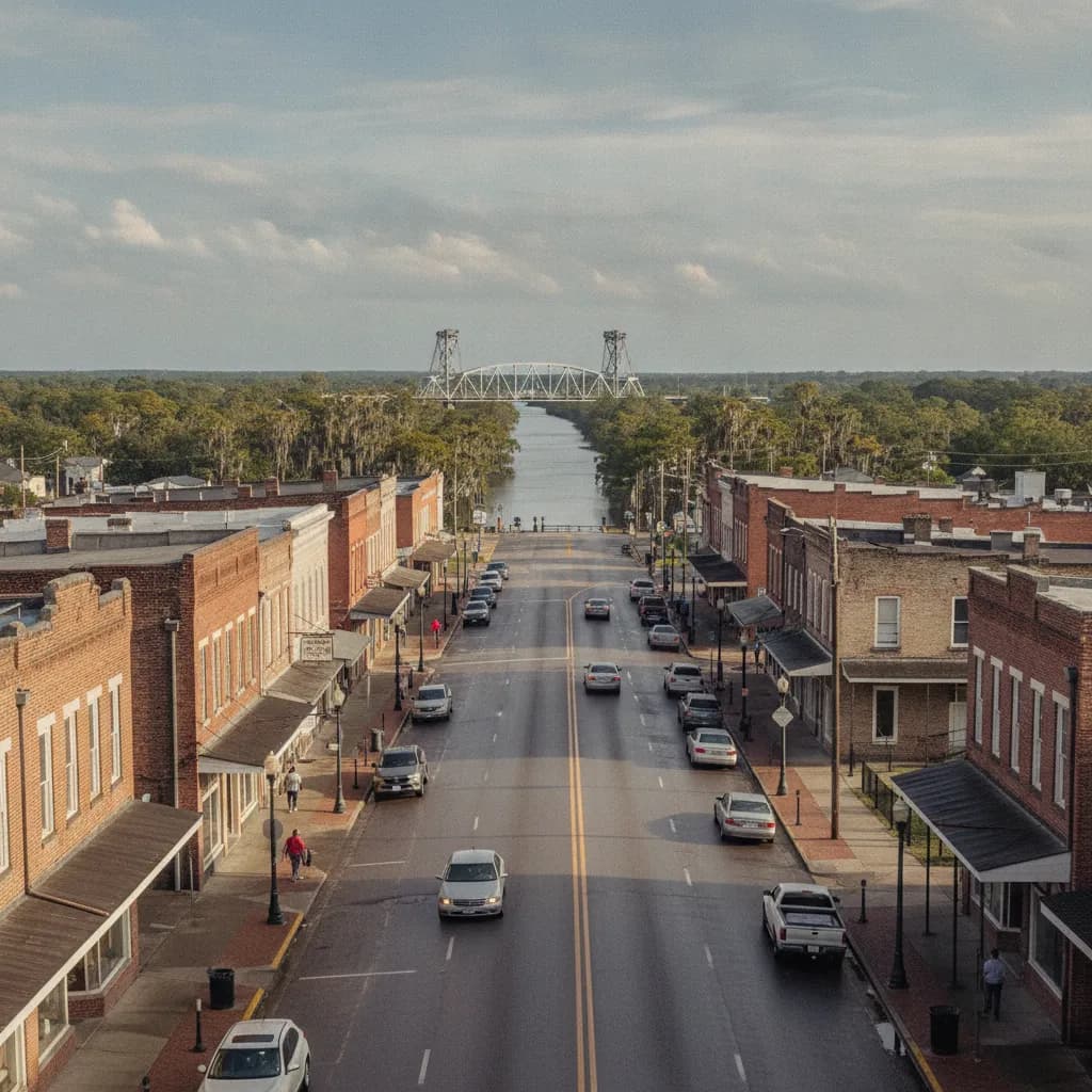 View of Morgan City, LA