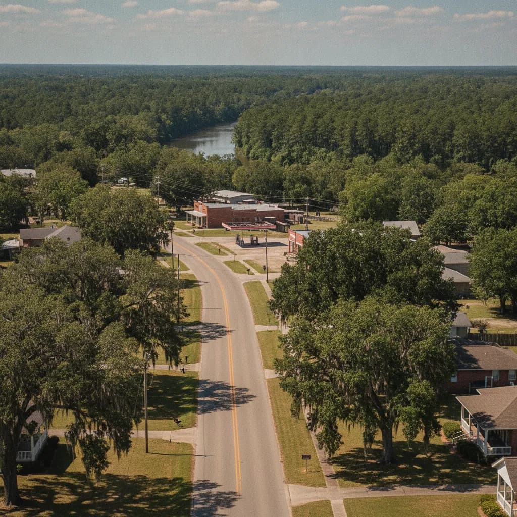 View of Moss Bluff, LA