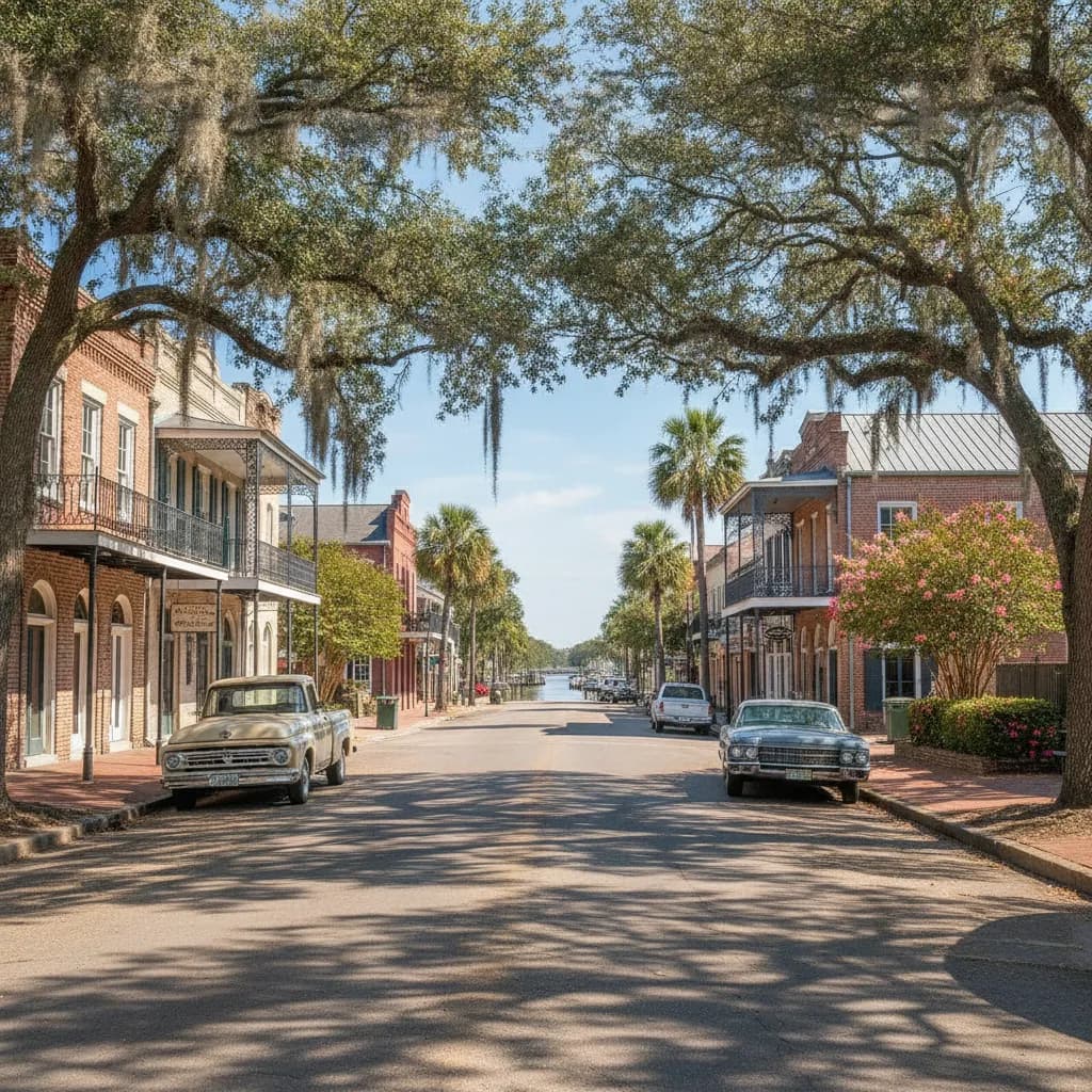 View of New Iberia, LA