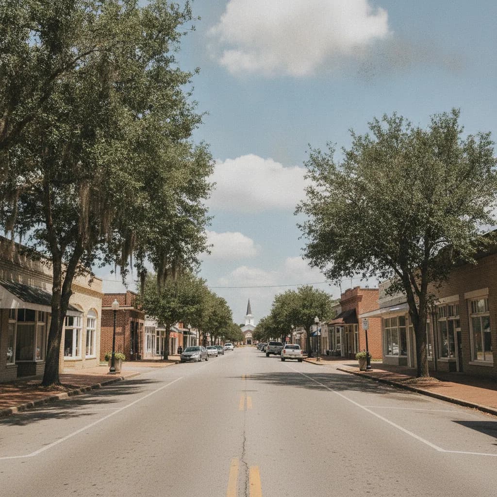View of Oakdale, LA