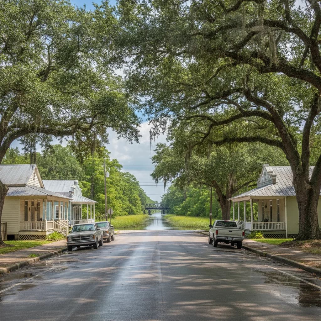 View of Schriever, LA