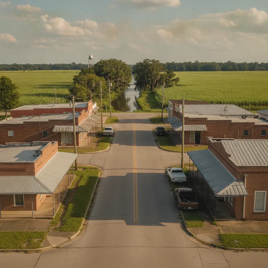 View of Swartz, LA