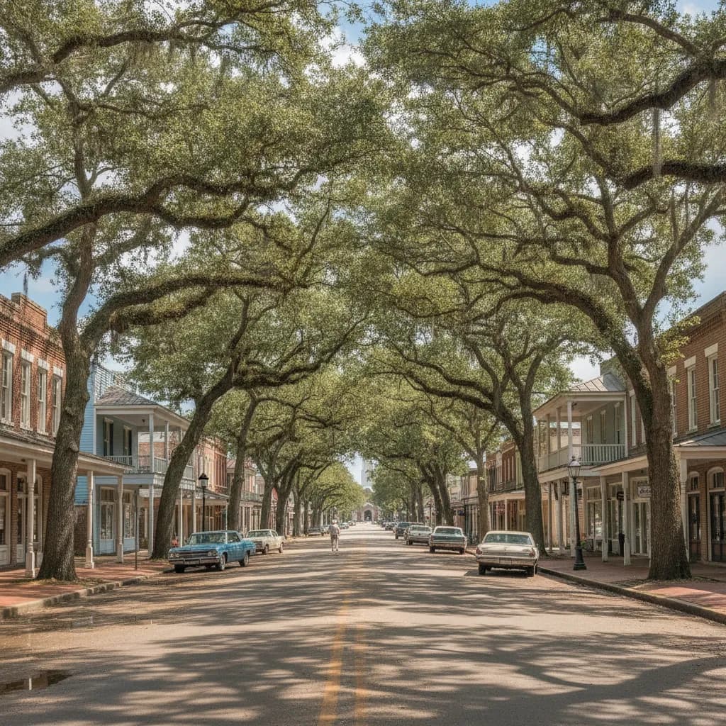 View of Ville Platte, LA